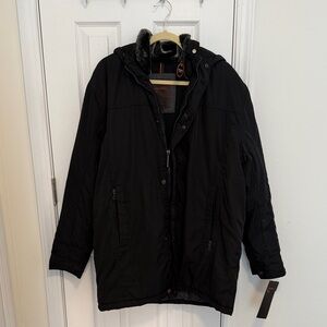 Hawke & Co Black Hooded Puffer Jacket